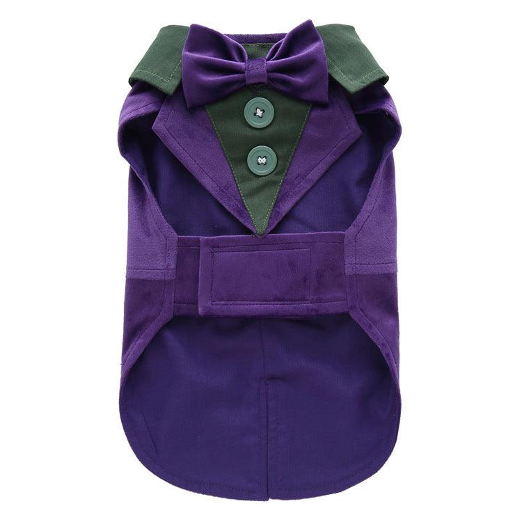 Elegant Canine Attire: Formal Dog Tuxedo Dress-10